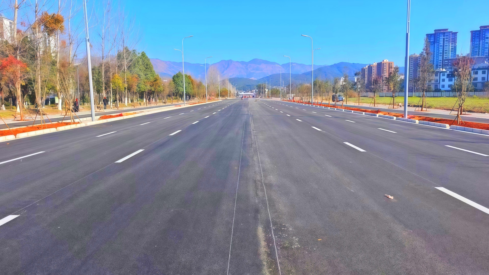 澄江市抚澄大道二期2026世界杯比分直播通车