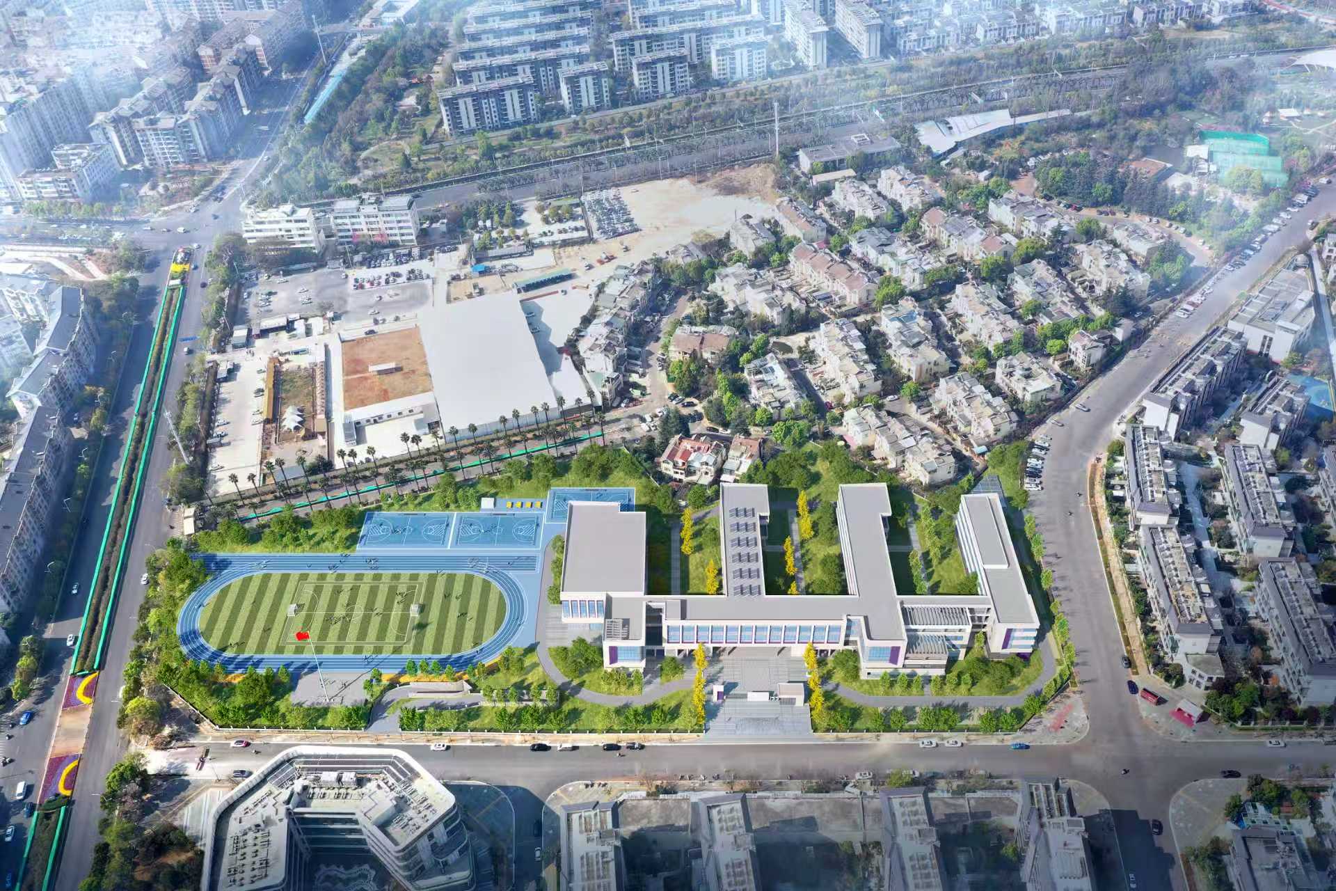 1.四公司世界杯足球平台草海5号片区A10地块新建小学建设项目正式开工.jpg