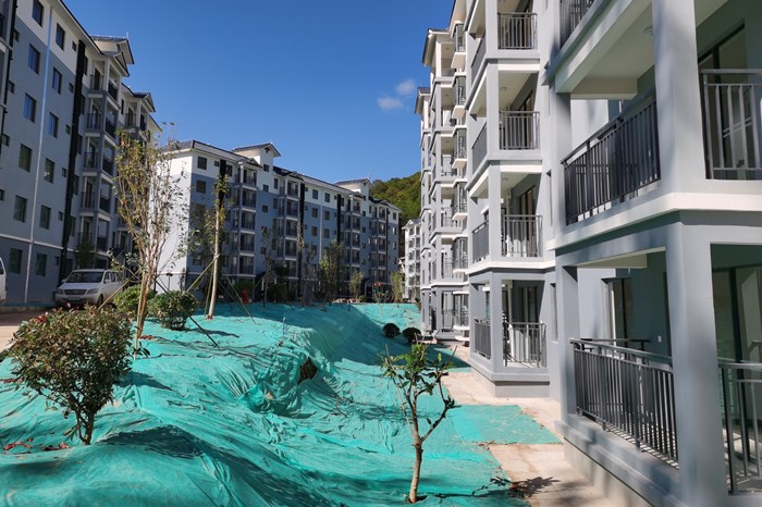 七世界杯官网合作平台兰坪易地扶贫搬迁项目上村箐片区通过竣工验收