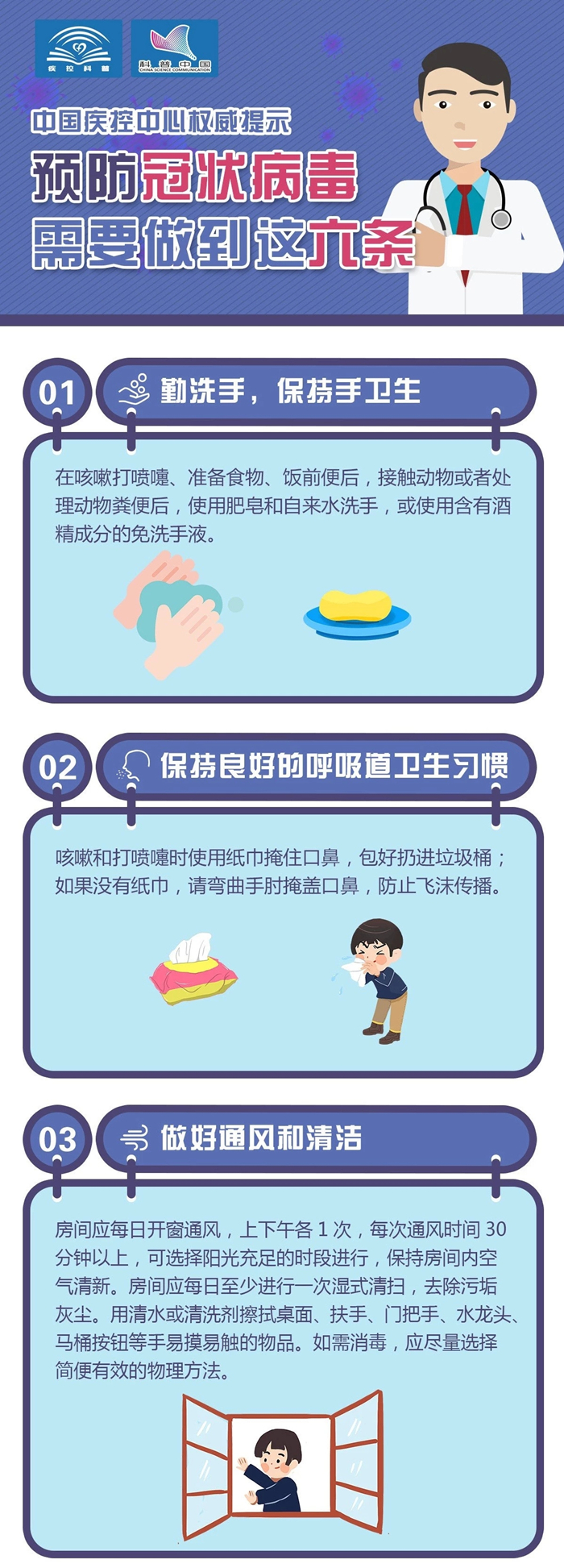 所有世界杯官网合作平台人！中国疾控中心教你预防新型冠状病毒感染的肺炎