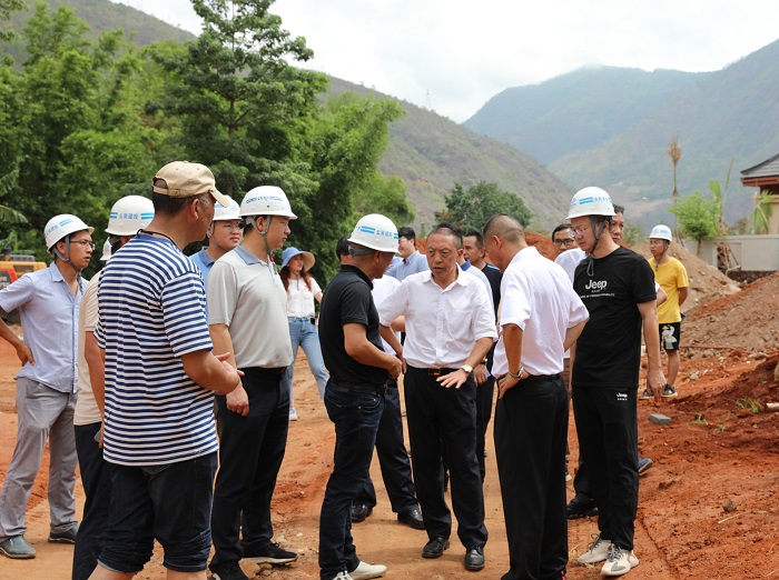 后永宁调研戛洒外滩酒店项目