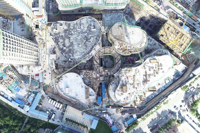 建投国际·滇SHOW商业主体全部封顶