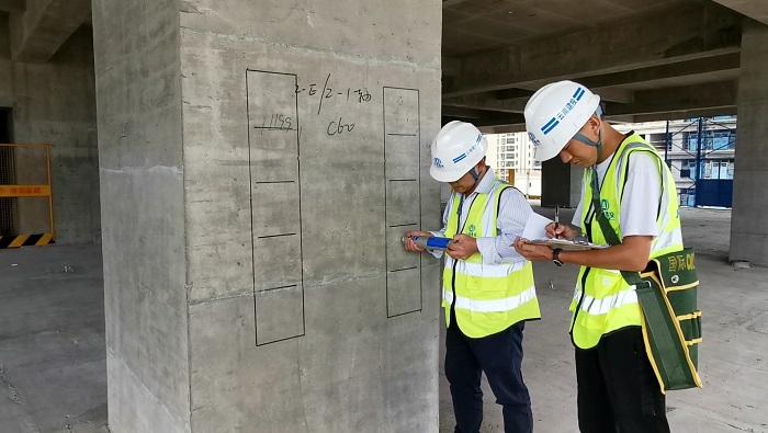 ​五世界杯官网合作平台团委举办走进质量标准化工地活动