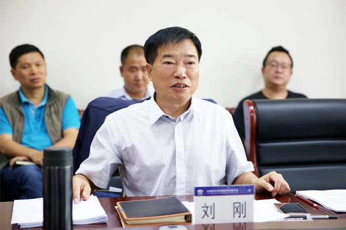 ​省水利厅厅长刘刚到水投公司调研