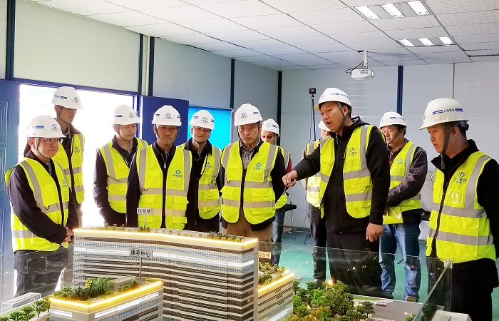 王永强带班检查五公司五华区人民医院项目