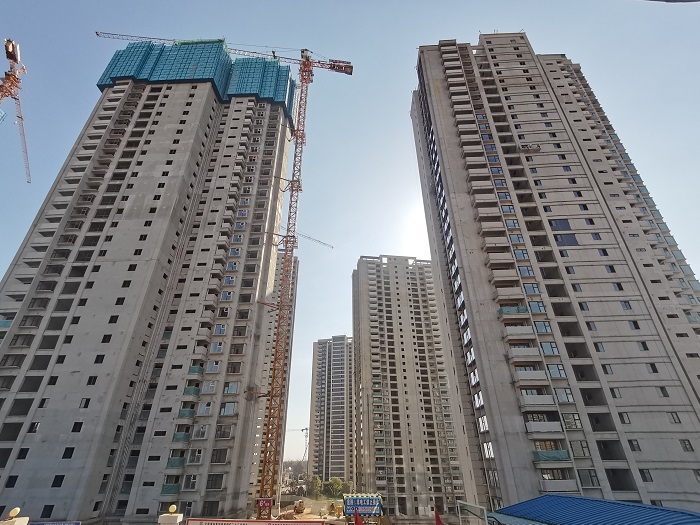 四2026世界杯官网平台天宸小区项目全面封顶