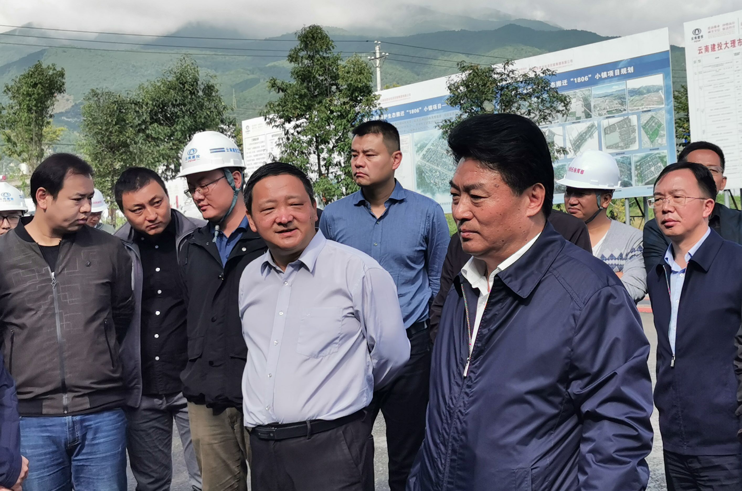 和良辉调研大理“1806”小镇建设项目