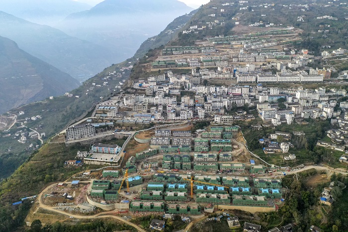 白鹤滩水电站巧家移民工程主体全面封顶