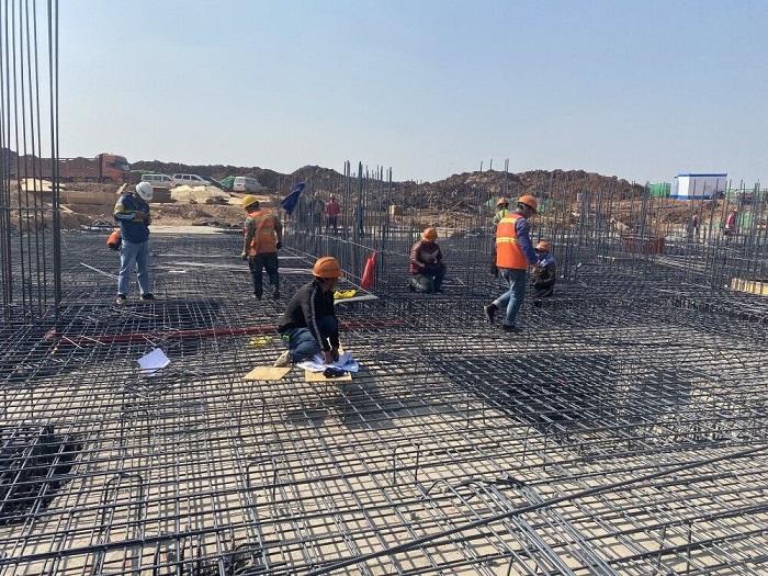 五美加墨世界杯足球比分在建项目大干春季热火朝天