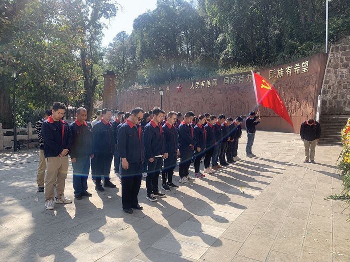 ​十四美加墨世界杯足球比分机关党支部开展清明节缅怀先烈活动
