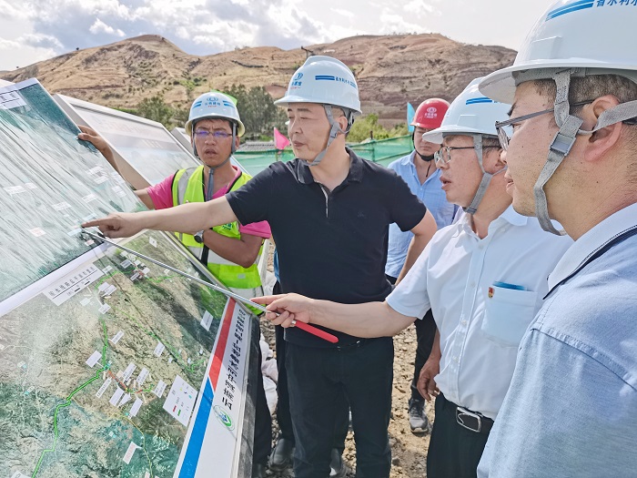 刘金荣调研滇中引水鲁地拉提水一期工程