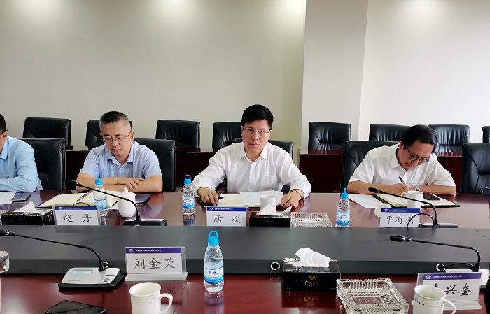 刘金荣会见中电建昆明院副总经理唐欢