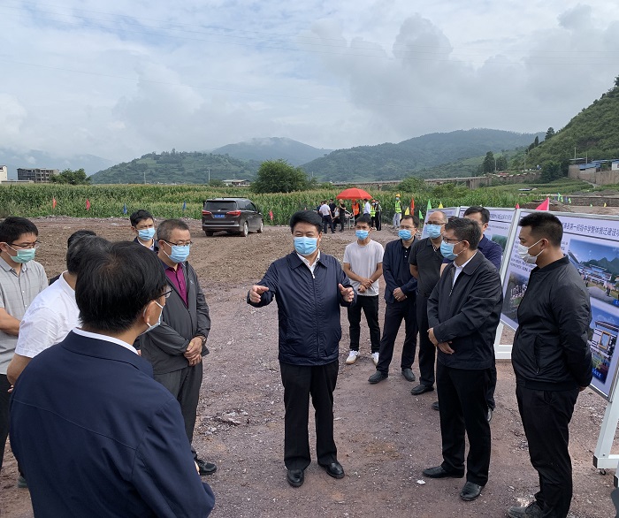 和良辉调研大理漾濞灾后恢复重建项目