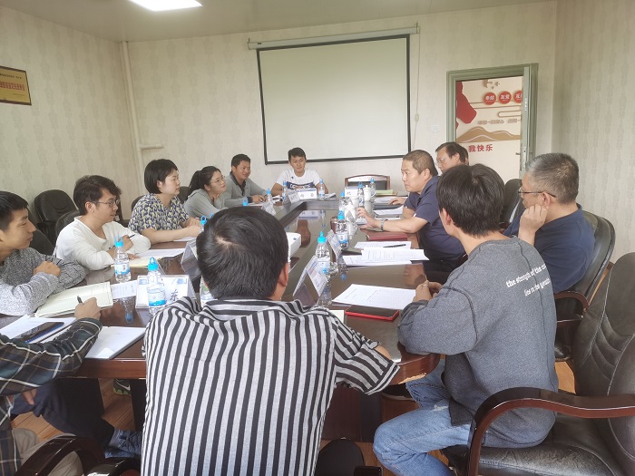 王晓方到培训中心召开铝模培训考核工作总结座谈会