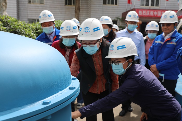 全国总工会女职工部部长李艳清调研机安公司