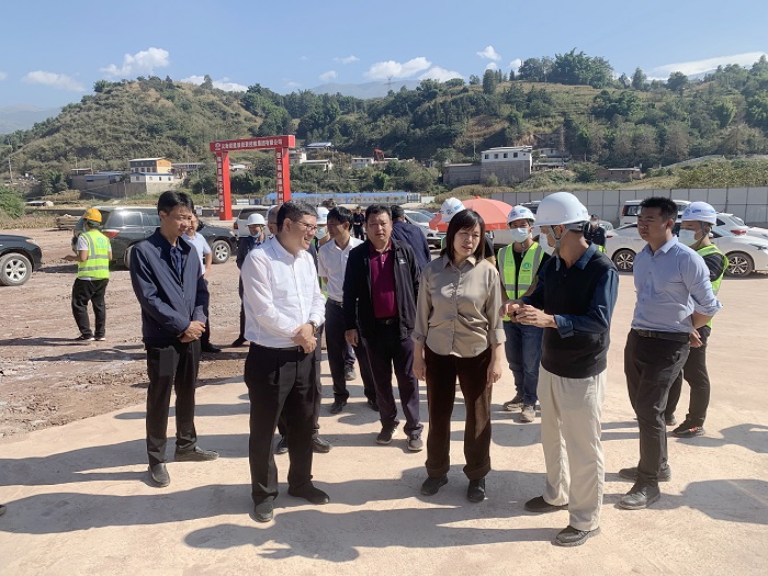 省住建厅副厅长黄媛调研漾濞灾后恢复重建项目