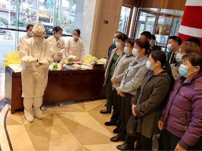 城乡投世界杯足球比分防城港深航酒店完成集中隔离接待任务