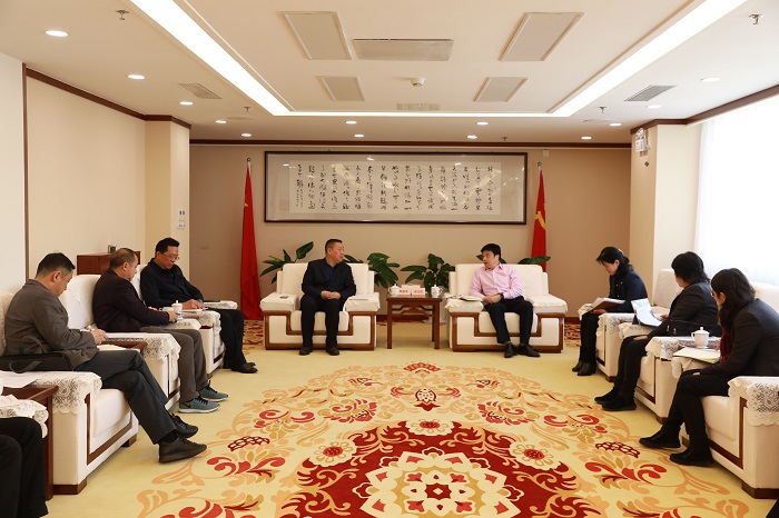 陈祖军率队赴农发行云南省分行交流座谈