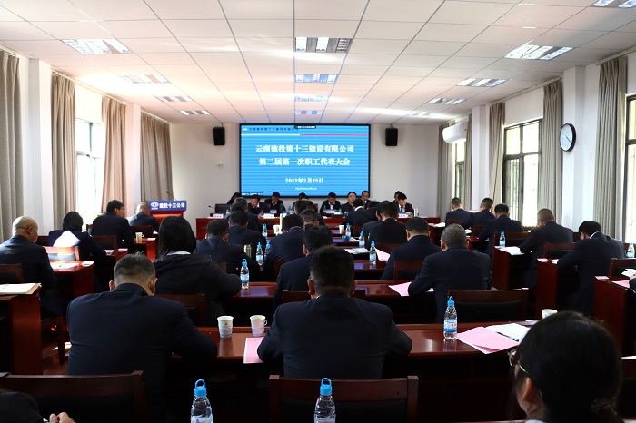 ​李志琤参加指导十三公司二届一次职代会