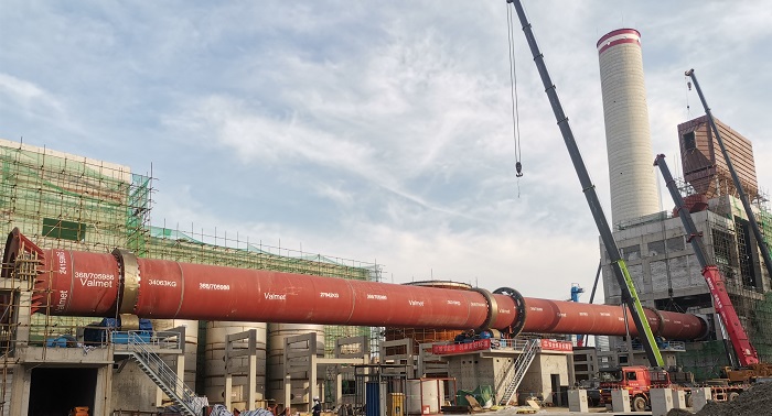 ​安二司湖北玖龙纸业项目石灰窑吊装刷新用时记录