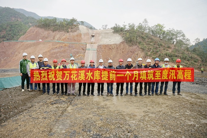 水投公司4件水库工程完成度汛坝体填筑任务