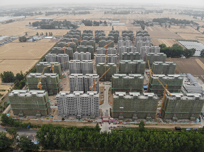 安徽涡阳县幸福花园安置小区项目通过主体结构验收