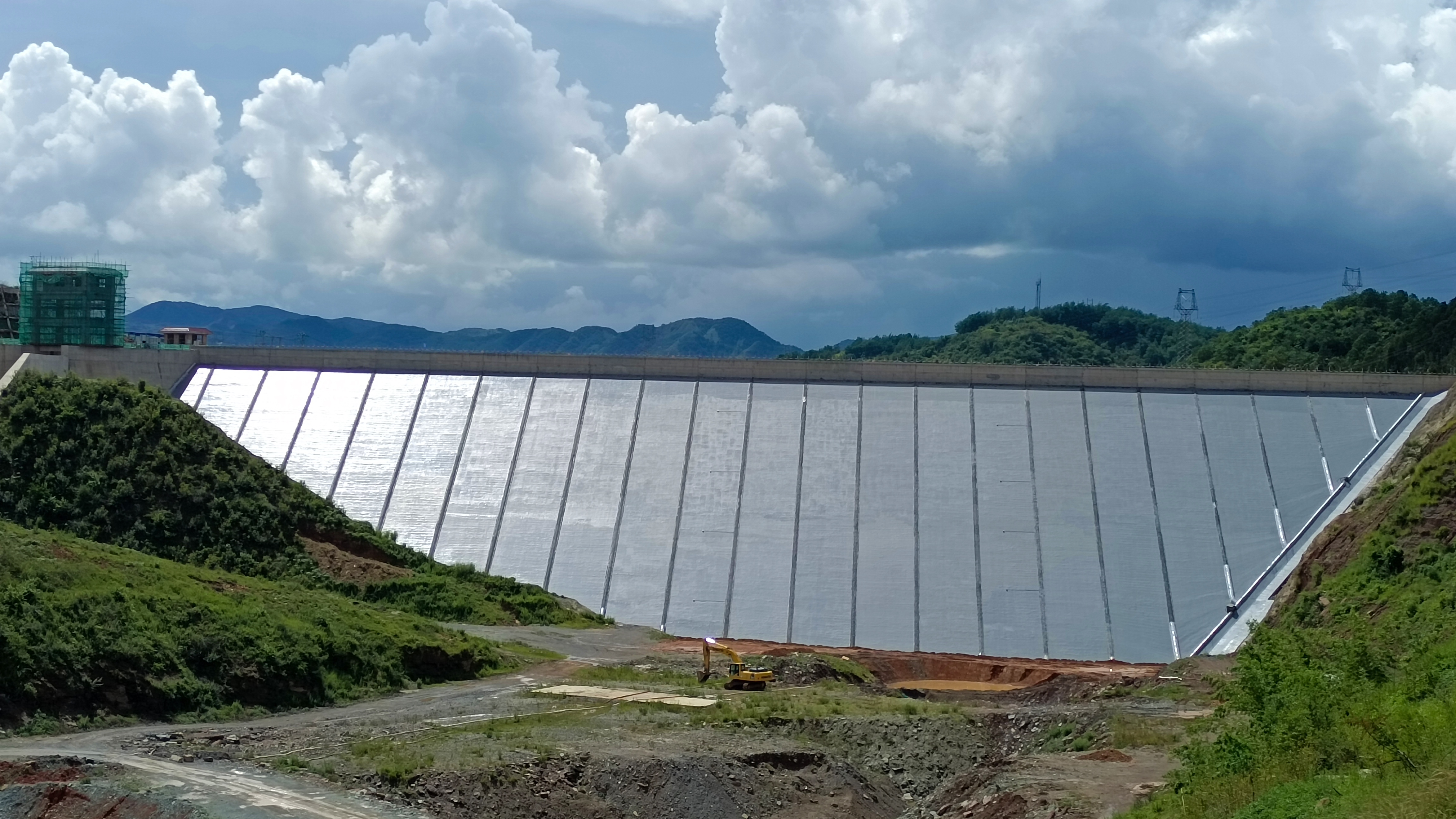 曲靖市车马碧水库工程通水