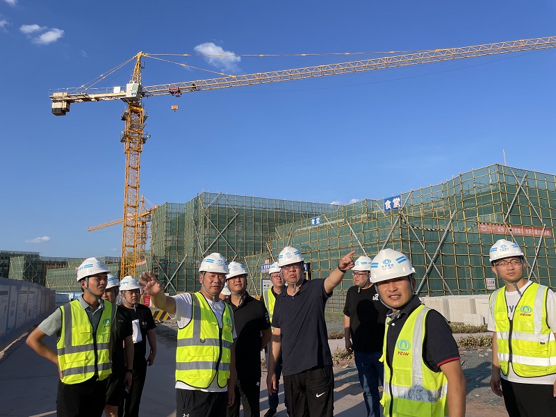 世界杯比分网专职外部董事寸延峰调研省外项目建设情况