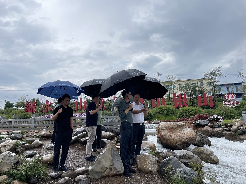 集团专职外部董事谭元戎调研城乡投公司丽江片区投资项目建设情况