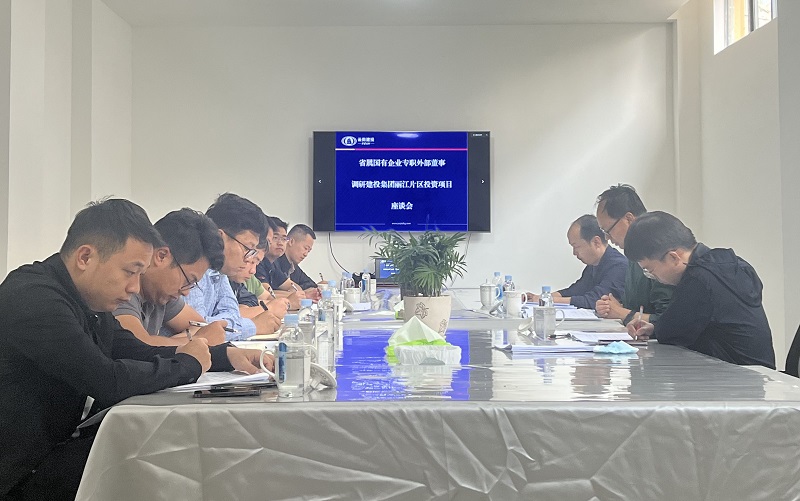 集团专职外部董事谭元戎调研基投公司丽江片区投资项目建设情况