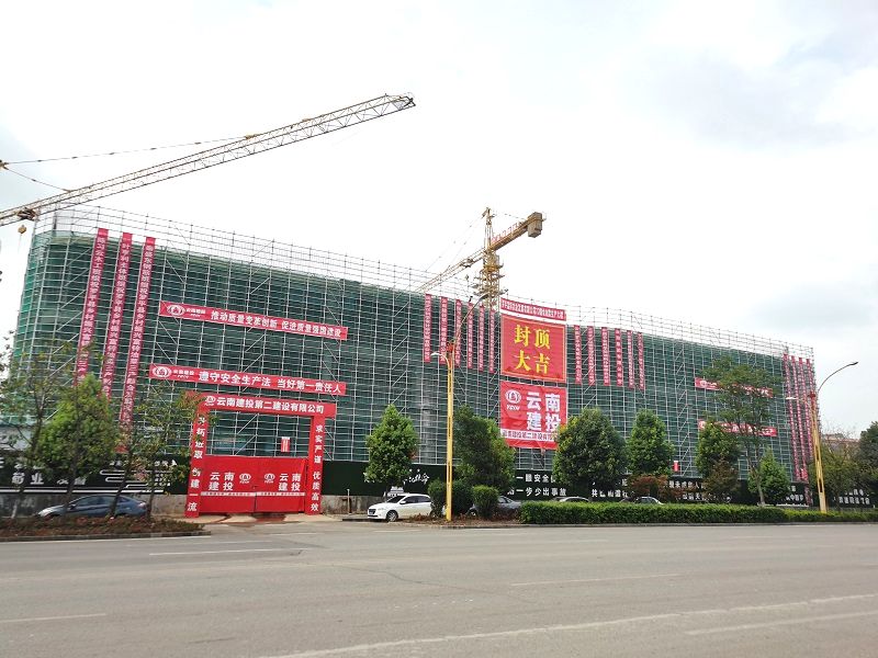 罗平县乡村振兴富锌油菜三产融合发展项目主体封顶