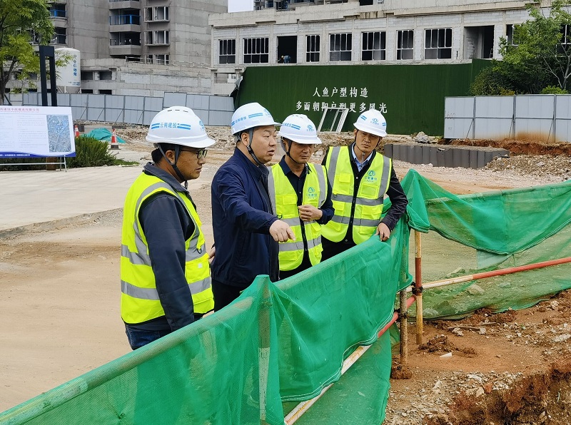 陈祖军检查多个项目安全生产工作 看望慰问中航公司加班职工