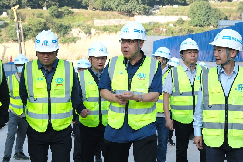 陈文双调研漾濞灾后恢复重建项目   