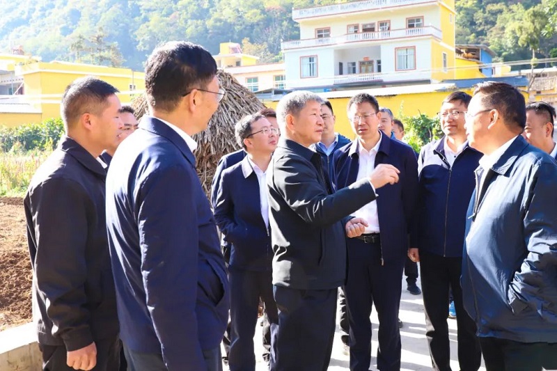 省水利厅党组书记、厅长胡朝碧调研世界杯足球平台文山州西畴县在建项目