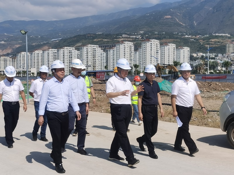 陈文双调研世界杯官方昭通片区项目