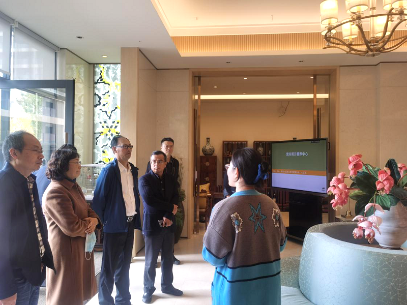 世界杯官网中文版省属国有企业外部董事谭元戎、张羽、胡元林调研阳宗康谷项目