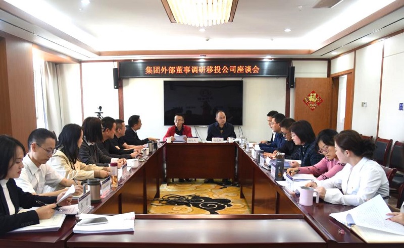 世界杯足球平台兼职外部董事相恒来、胡元林调研移投公司