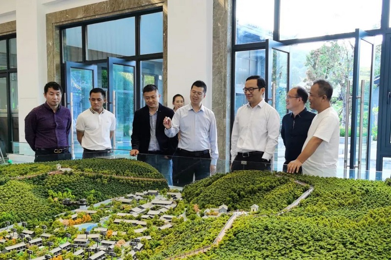 德宏州委常委、副州长卓勇调研梁河县南甸伴山温泉小镇项目