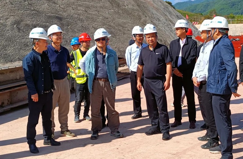 省交通厅党组成员、副厅长陆雪松调研景宁高速项目