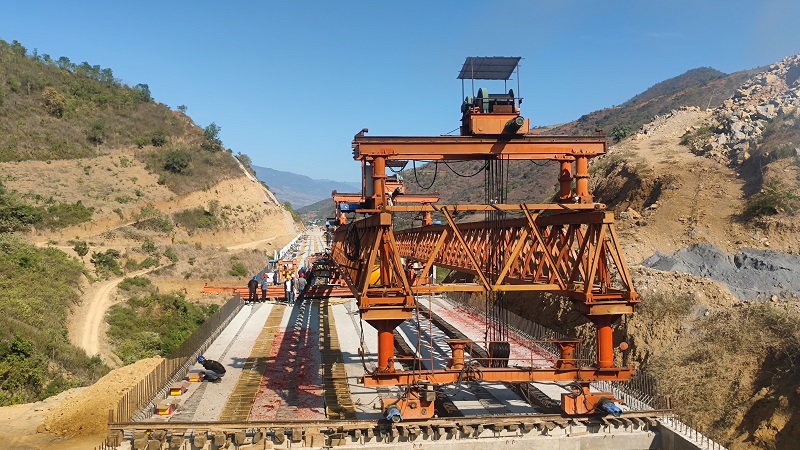 永勐高速3号梁场完成全部T梁预制和架设任务