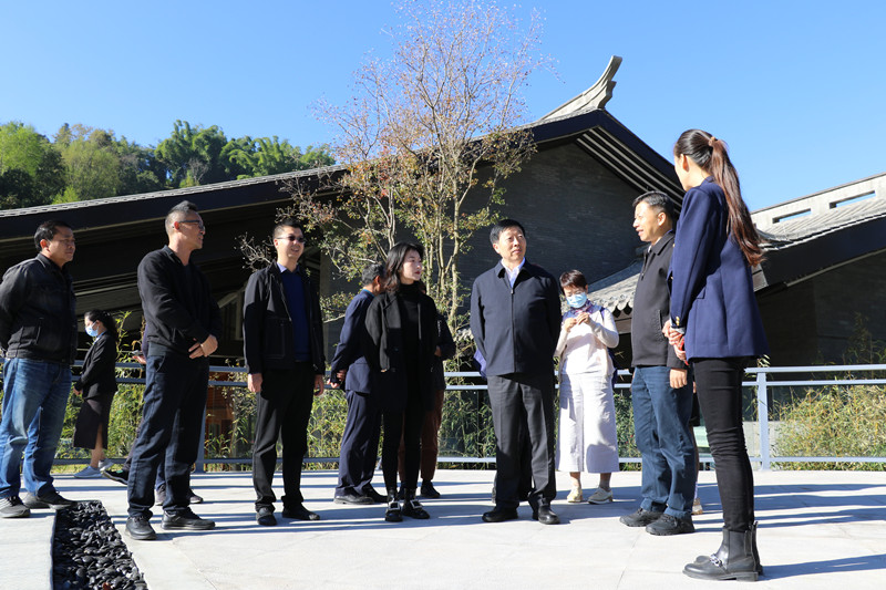 省政协党组成员、副主席程连元调研梁河南甸伴山温泉小镇