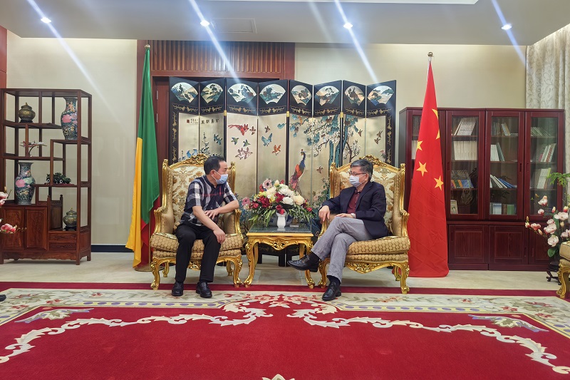 中国驻贝宁大使彭惊涛会见世界杯官网合作平台集团一行