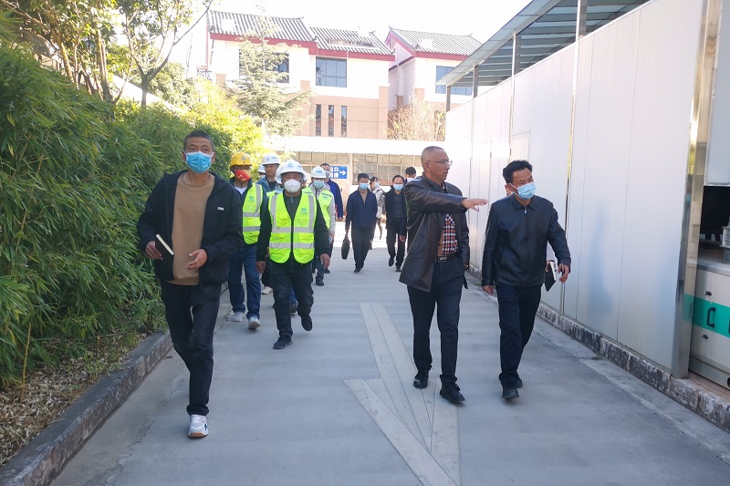 丽江市副市长赵怀调研丽江市传染病医院建设项目