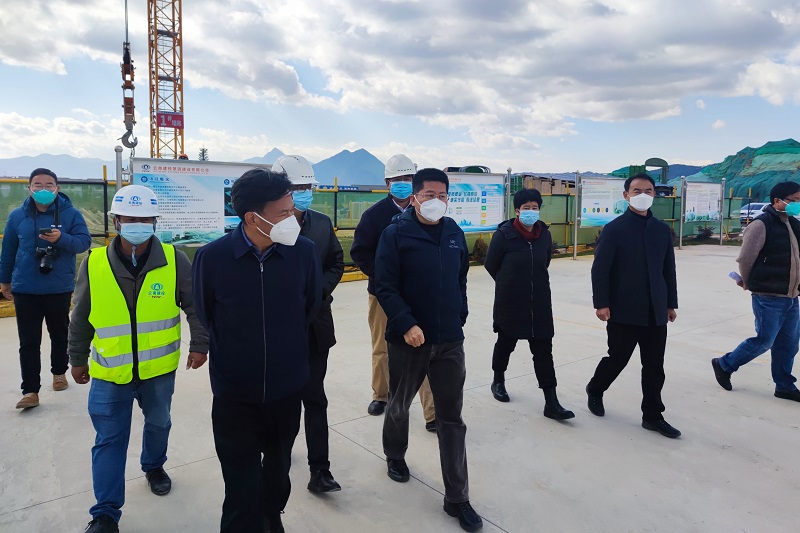 丽江市委副书记、市长苏永忠调研丽江市急危重症救治中心建设项目
