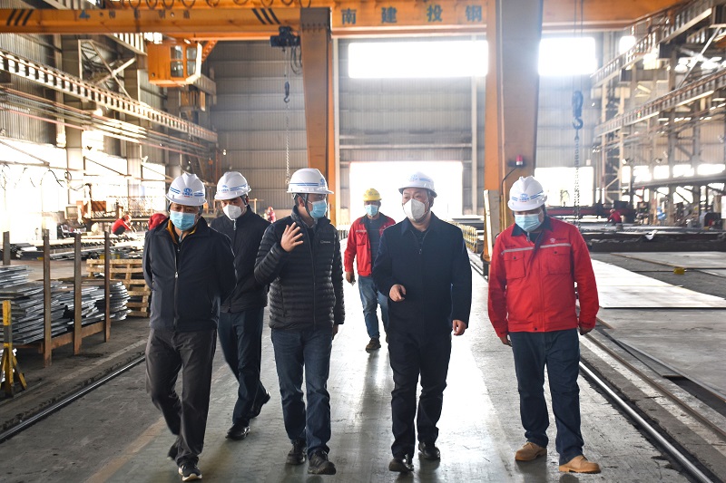 陈祖军调研钢构公司时强调：聚焦主业真抓实干 向行业“领跑者”迈进