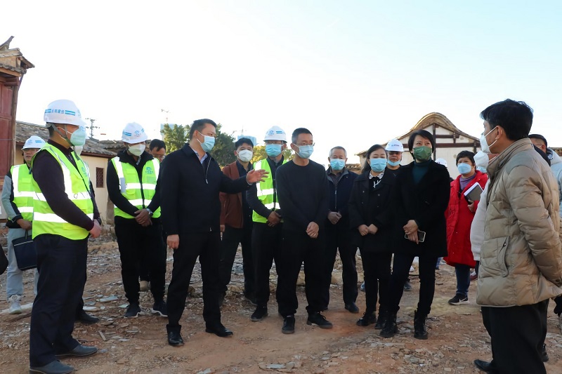 玉溪市委常委、市委宣传部部长梁栋调研聂耳和国歌传习中心项目