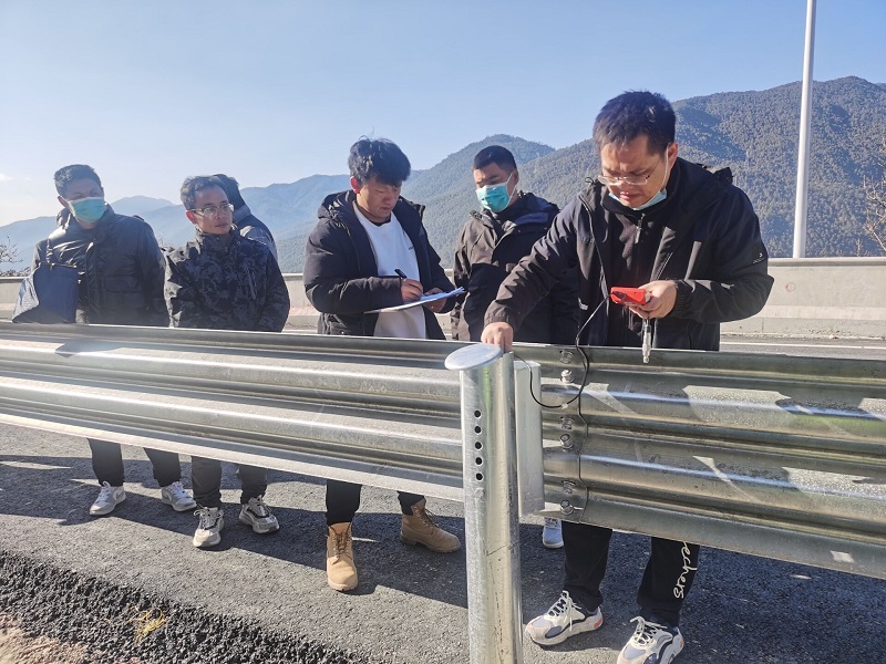 香丽高速虎跳峡连接线交工检测完成