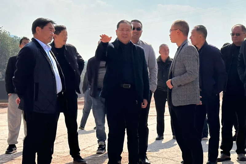 怒江州委常委、常务副州长杨永铸调研云兰、鹤剑兰高速项目