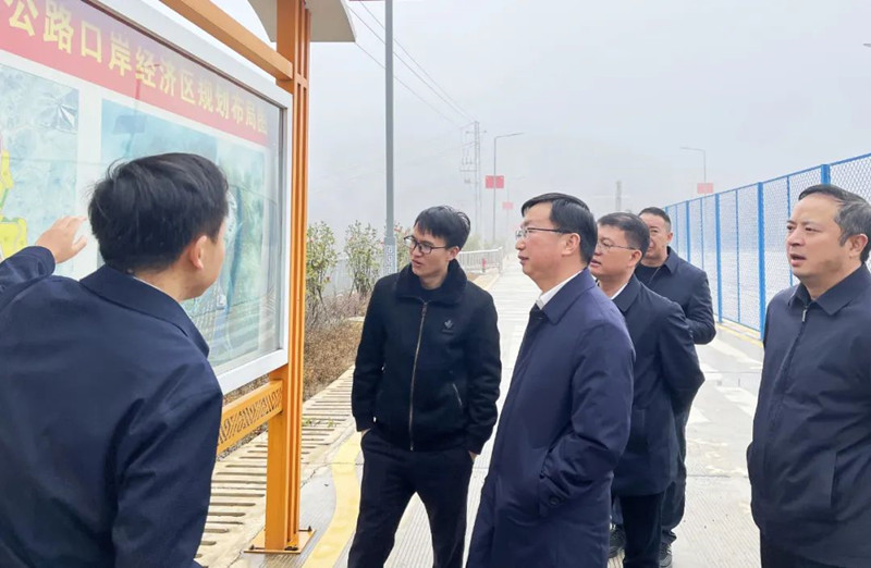 文山州委常委、副州长陈鸷成调研田蓬口岸