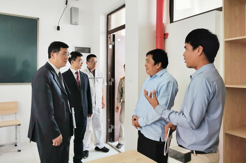 省商务厅厅长李晨阳调研世界杯官网合作平台老挝片区项目